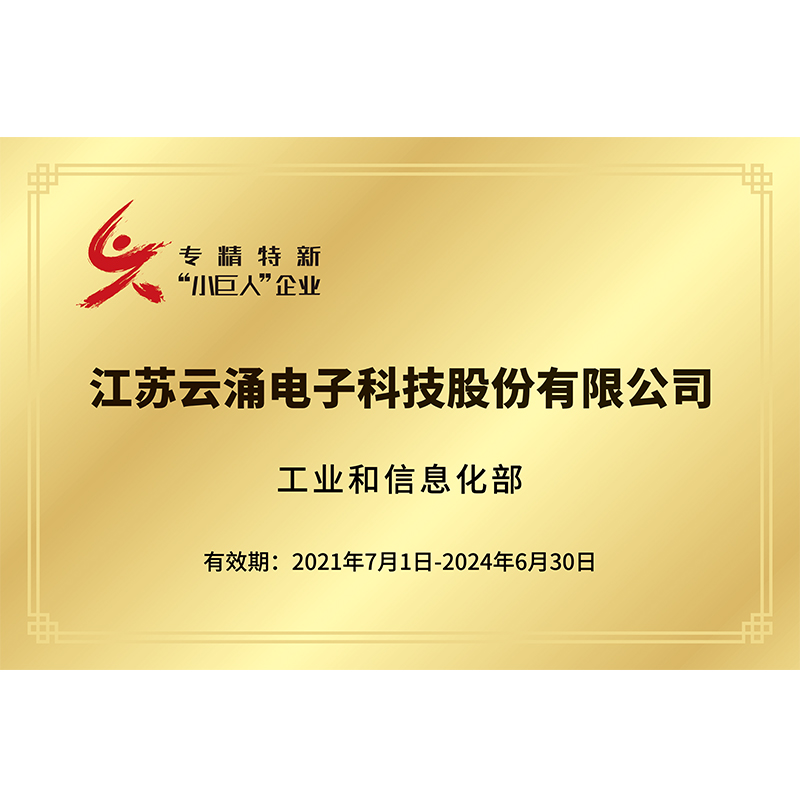 國(guó)家級(jí)專精特新“小巨人”企業(yè) 國(guó)家級(jí)專精特新“小巨人”企業(yè)